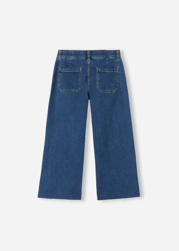Girls’ Flared Tie-Dye Jeans