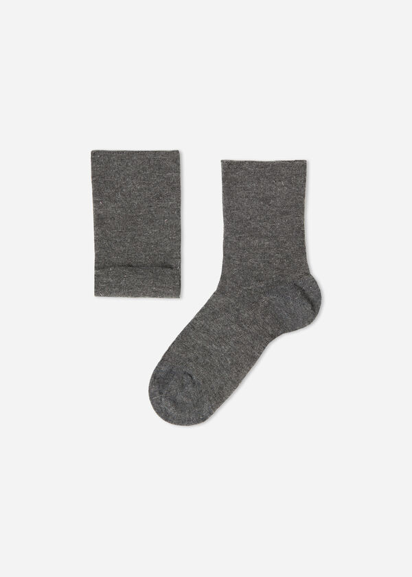 Girls Cashmere Blend Short Socks