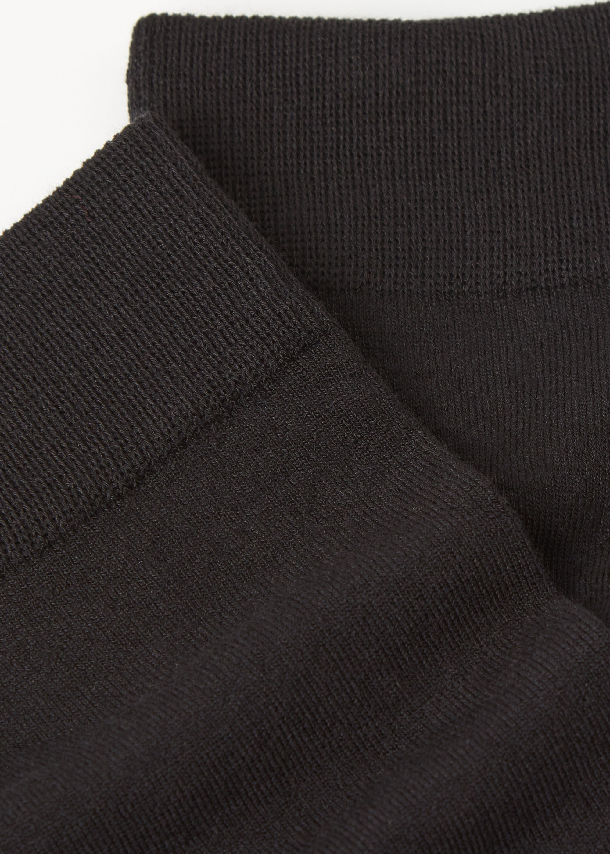 Kurze Herrensocken aus satinierter Baumwolle