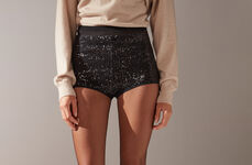 Hot pants con lentejuelas