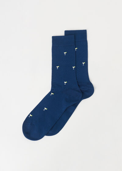 Men’s All Over Patterned Short Socks