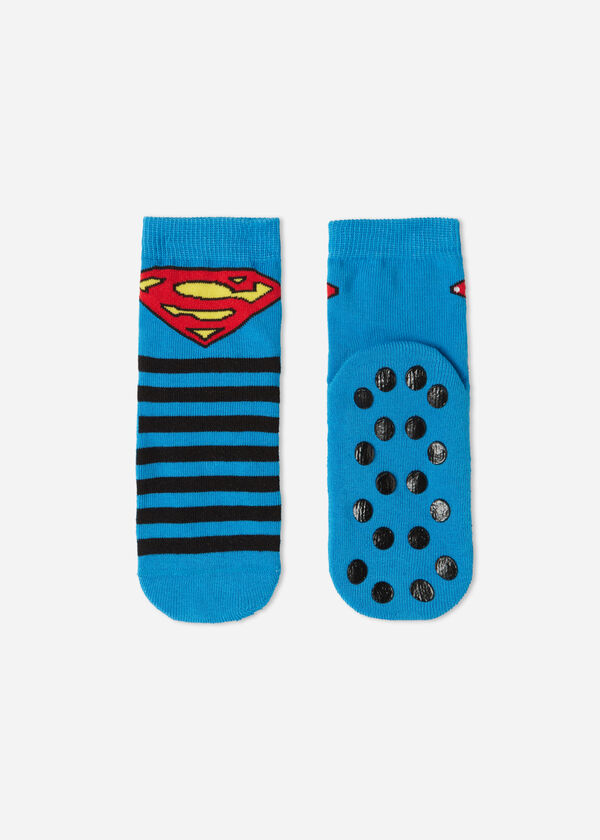 Chaussettes antidérapantes Superman pour enfants