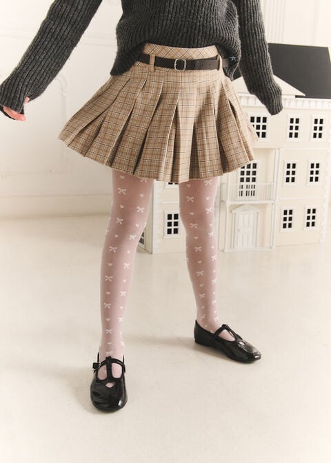 Girls’ Bow Sheer Tights