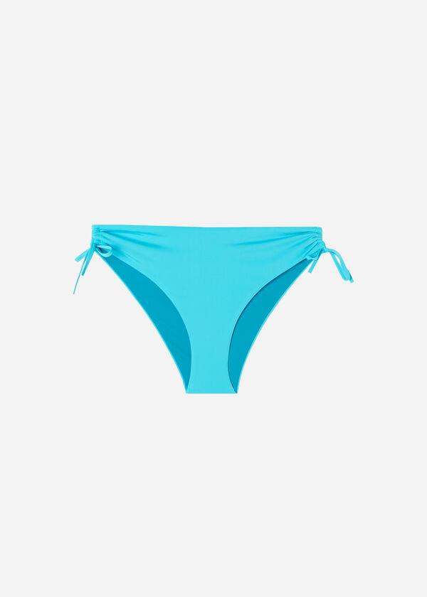 Drawstring High-Waisted Bikini Bottoms Indonesia