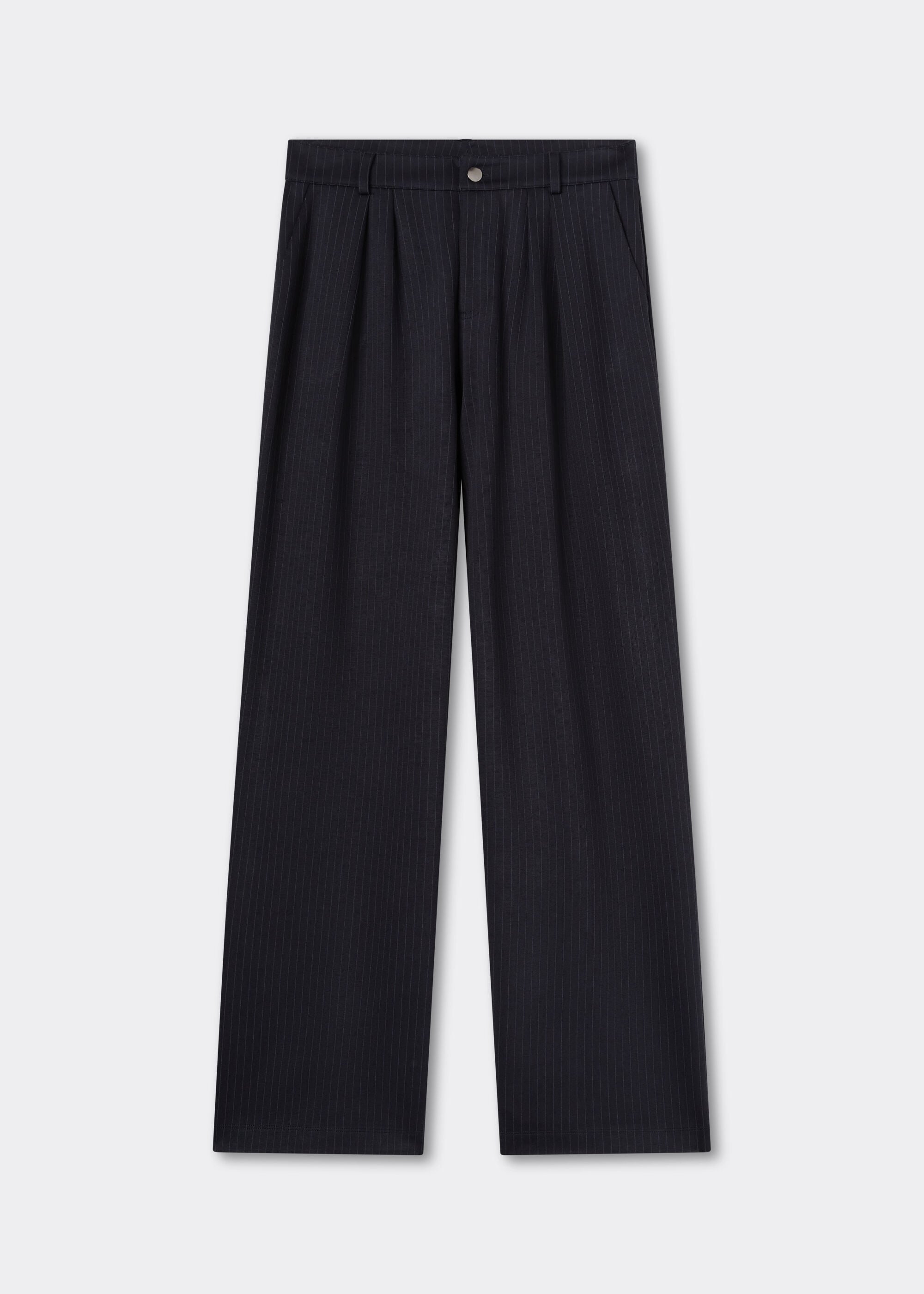 Pantaloni Largi tip Palazzo cu Dungi