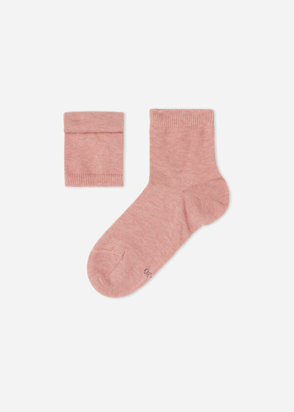 Children's Short Cotton Socks with Fresh Feet Breathable Material