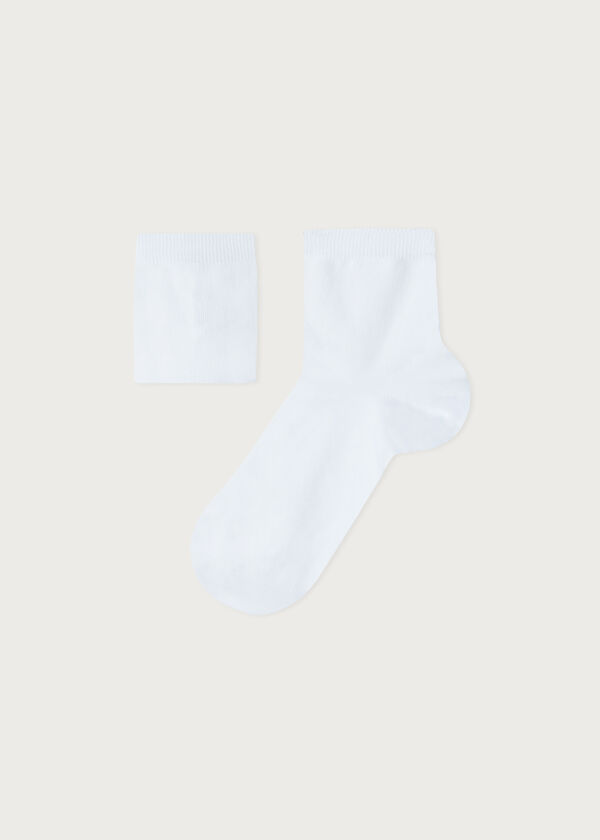 Children's Short Cotton Socks with Fresh Feet Breathable Material