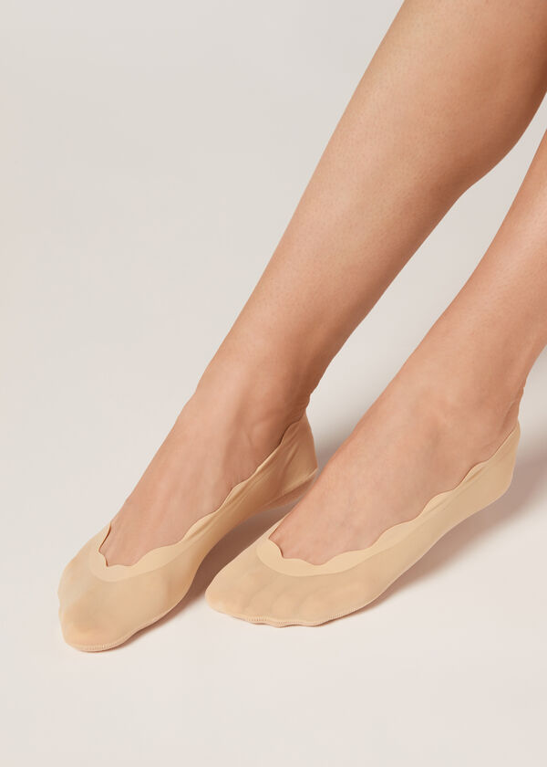 Invisible Socks with Motif