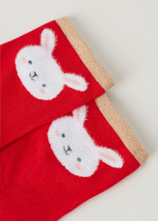 Short Soft Rabbit Socks