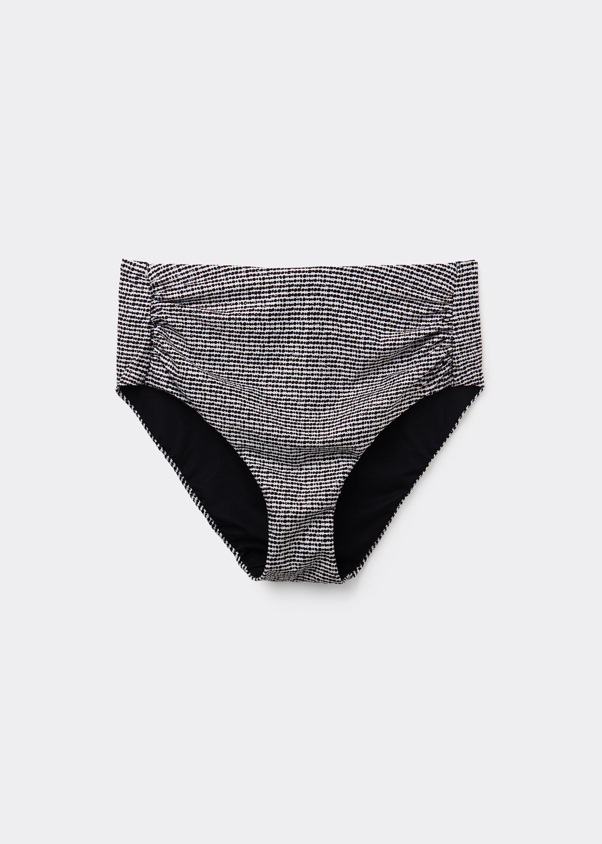 High Waist Print Stripe Body Shaping Panties