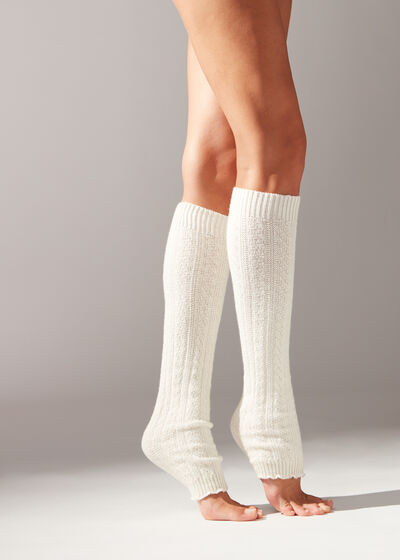 Geometric Pattern Leg Warmers