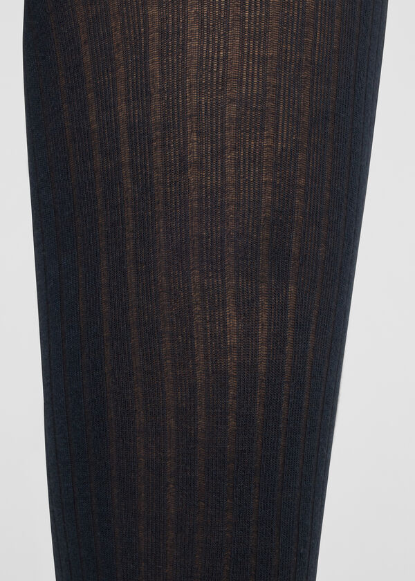 Soft Touch Ribbed Tights