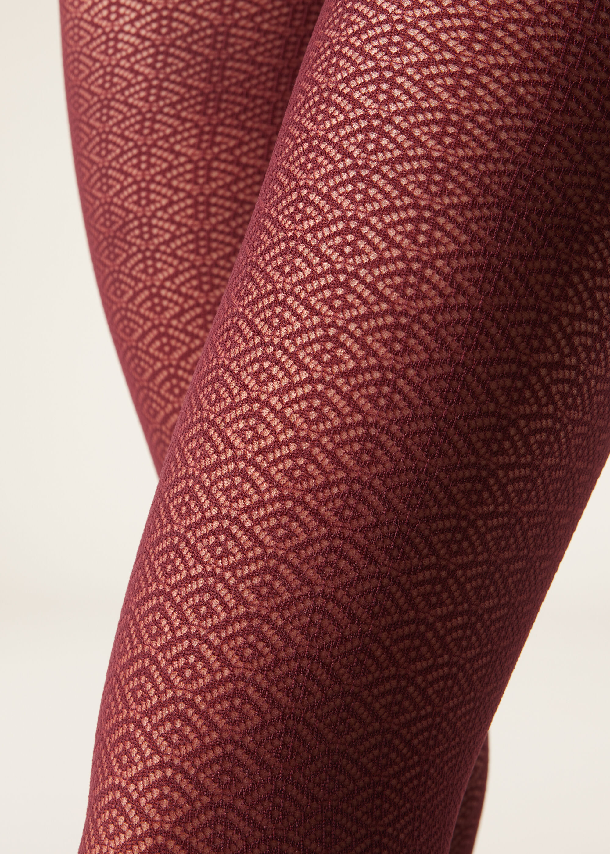 Geometric 50 Denier Micronet Tights