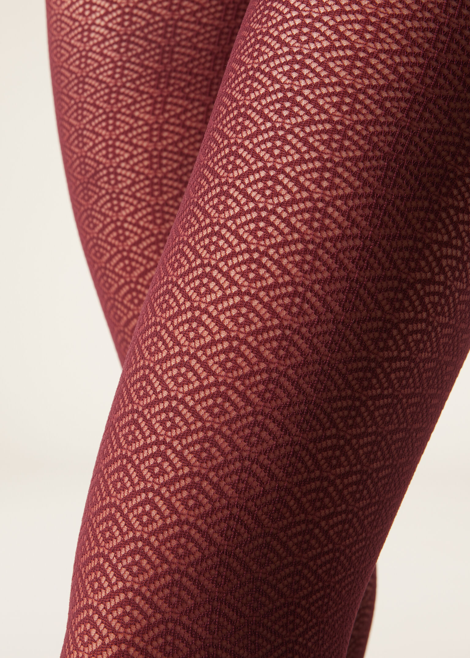 Geometric Fish Net Geometric Micro-Fishnet 50 Denier Tights - Calzedonia