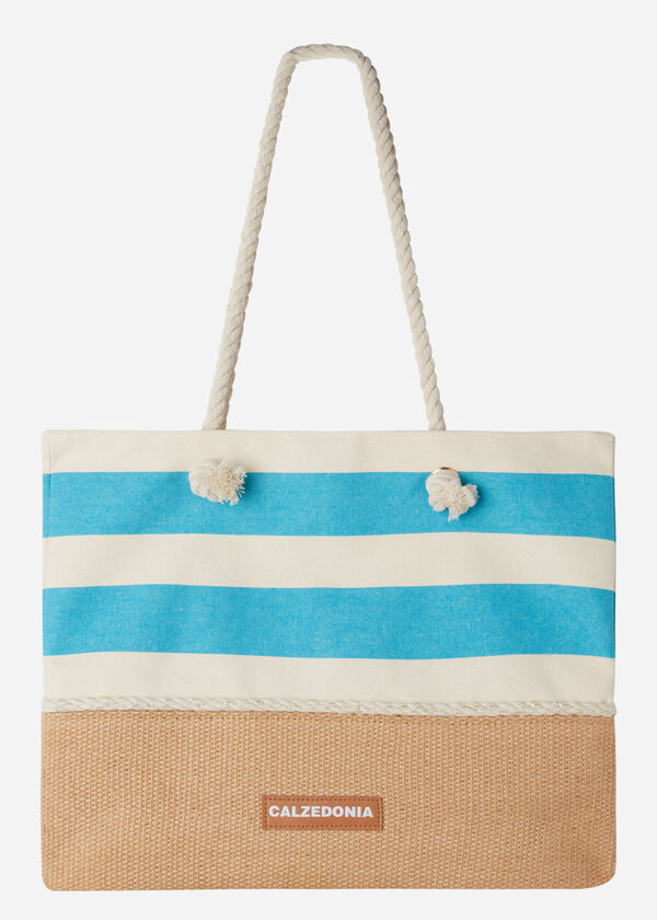 Striped Beach Bag