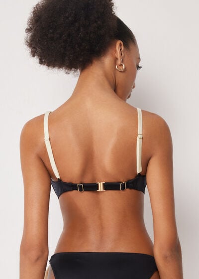 Top Canotta Costume Elegant Bicolor