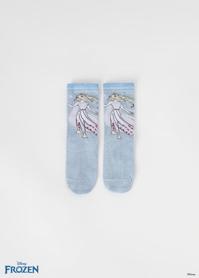 Girls’ Frozen Disney Short Socks