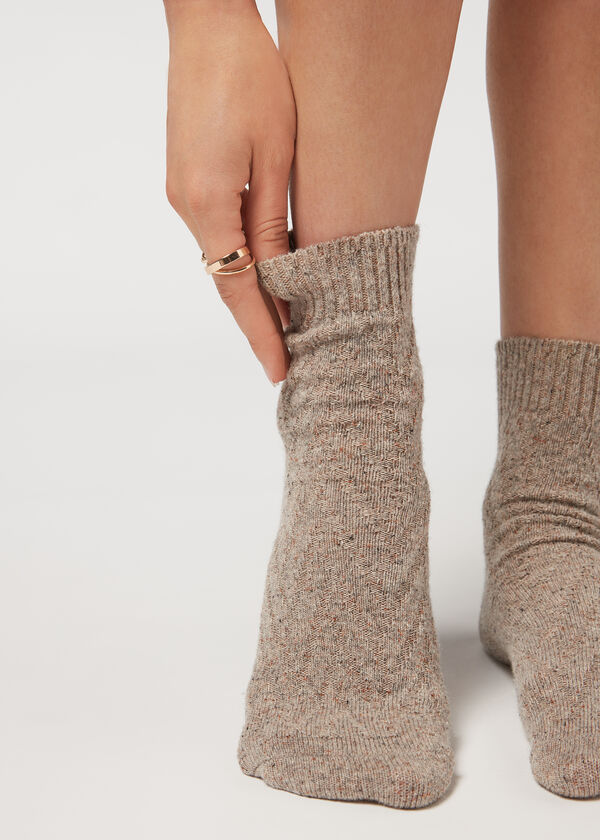 Short Socks with Wool