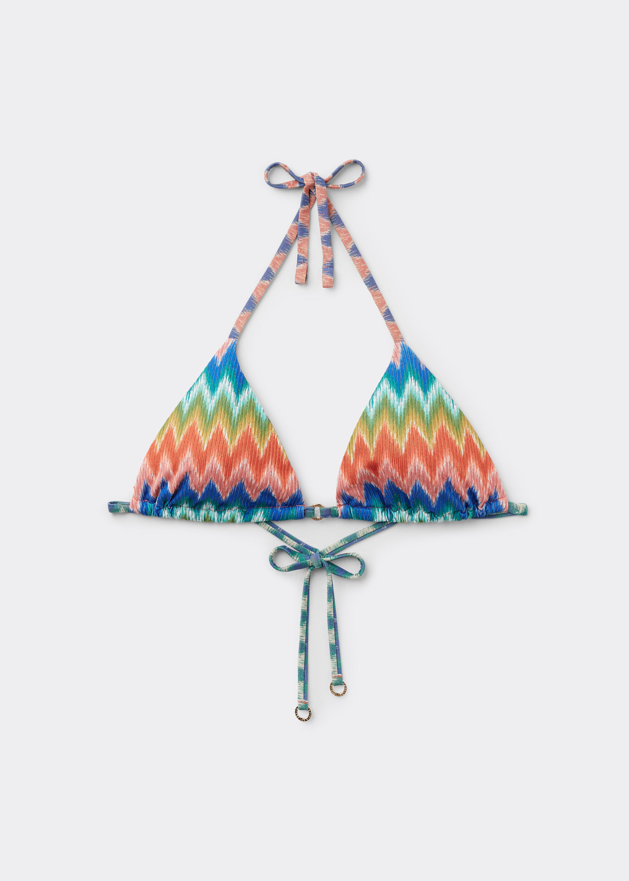 Triangelformad bikiniöverdel Elegant Chevron