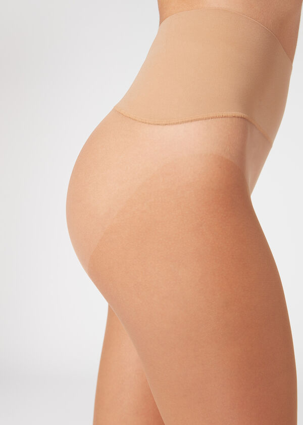 Collants fins, transparents 20 deniers de grossesse grande taille