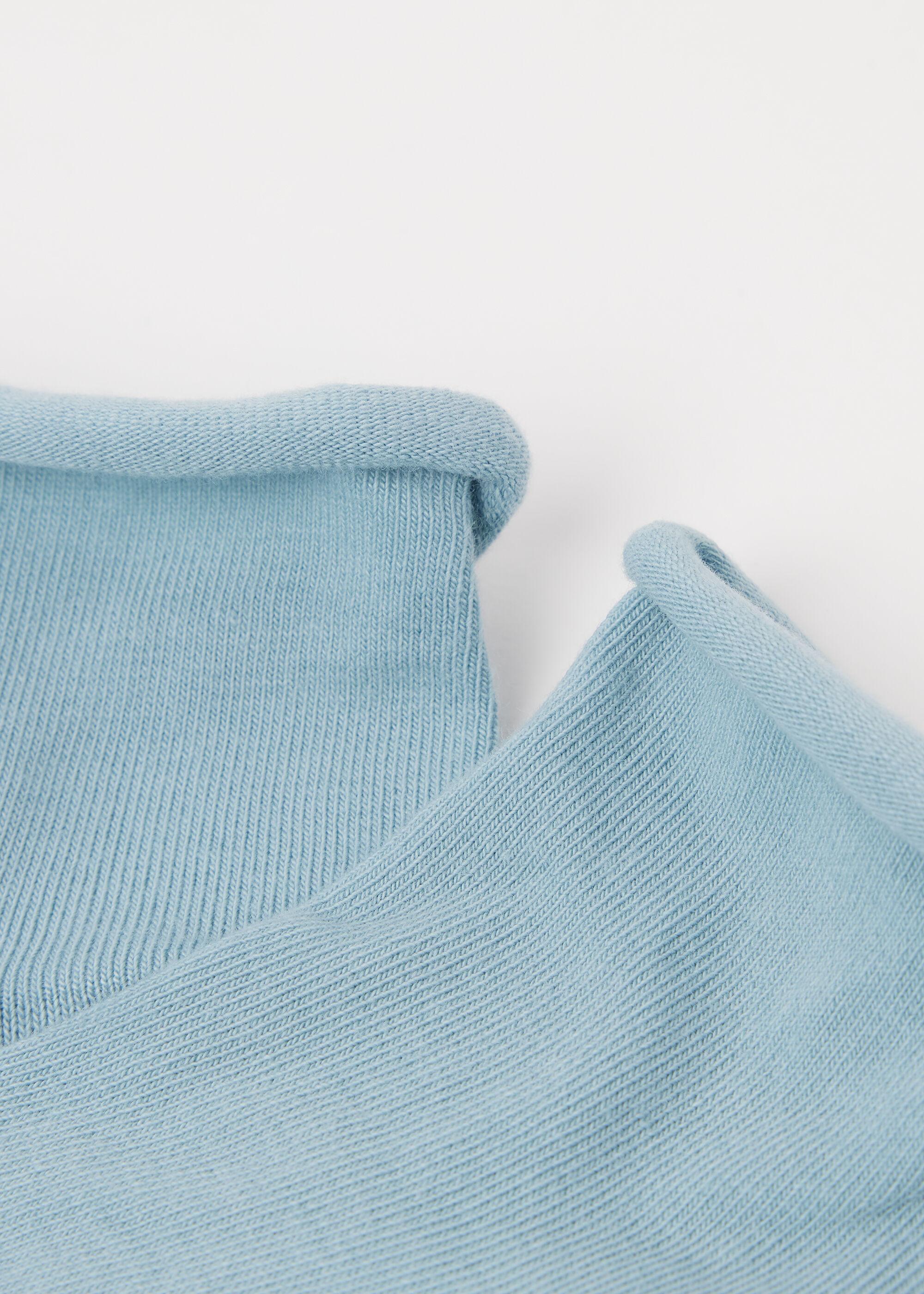 Kurze Baumwollsocken ohne Rand