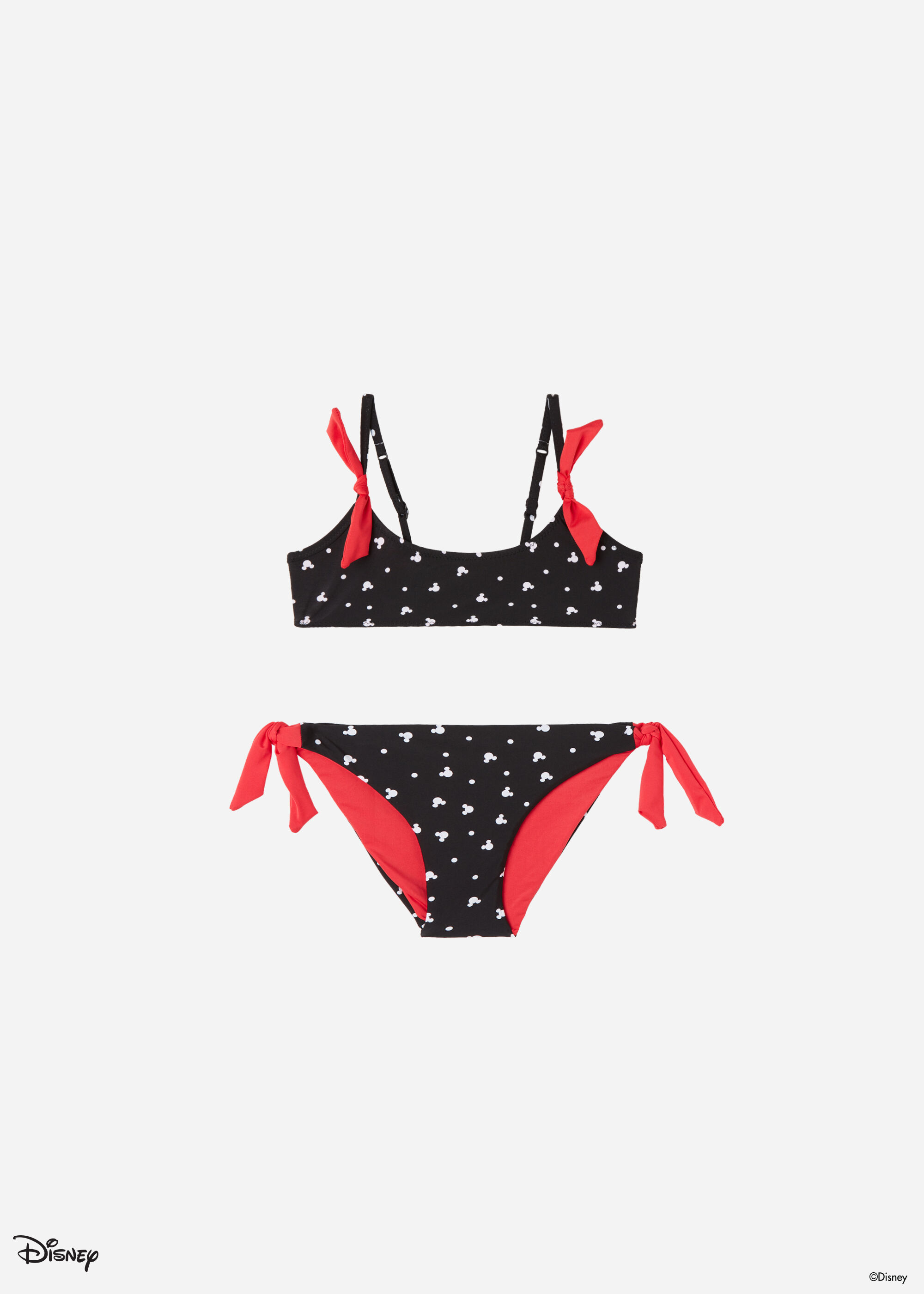 Bikini Dos Piezas Niña Minnie Red Bows Disney