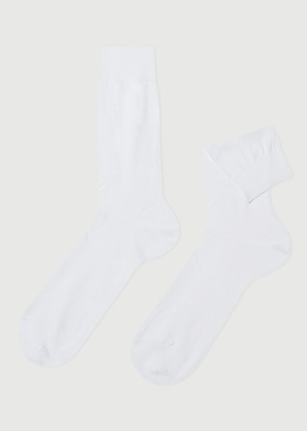 Men’s Lisle Thread Crew Socks