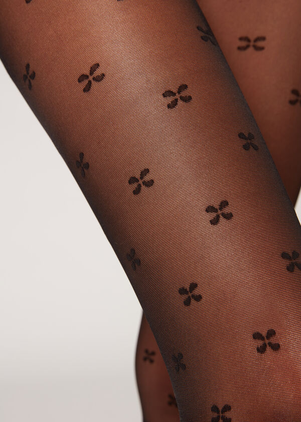 Ditsy Floral Patterned Tights