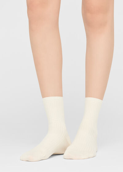 Ribbed Short Socks