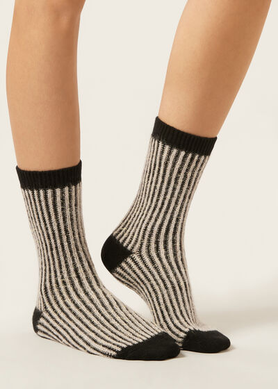 Glitter Socks with Cashmere