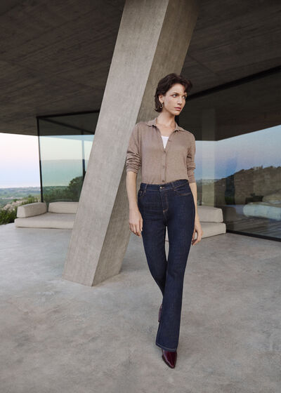 Flared Stretch Jeans