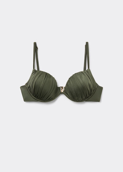 Push-up Bikini Shiny Satin