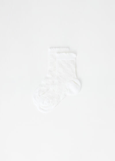 Chaussettes Courtes avec Laine pour Fille