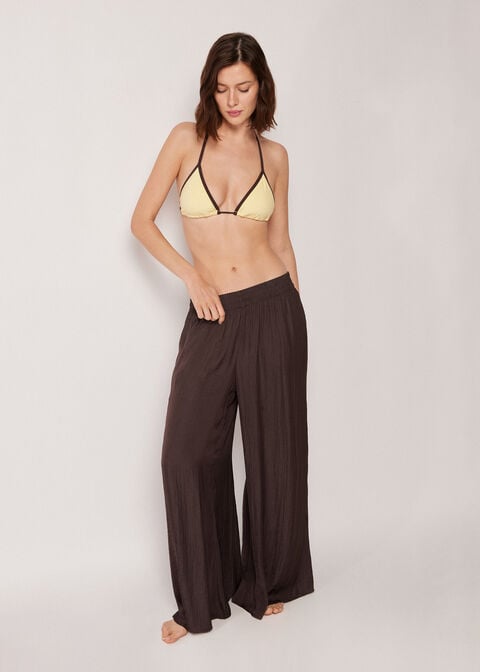 Fényes Palazzo Nadrág