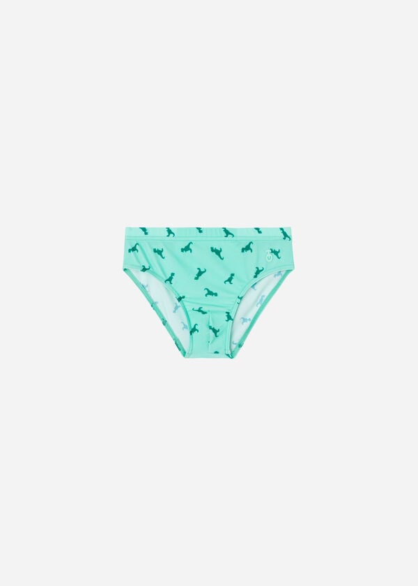 Boys’ Patterned Swimming Briefs Rio