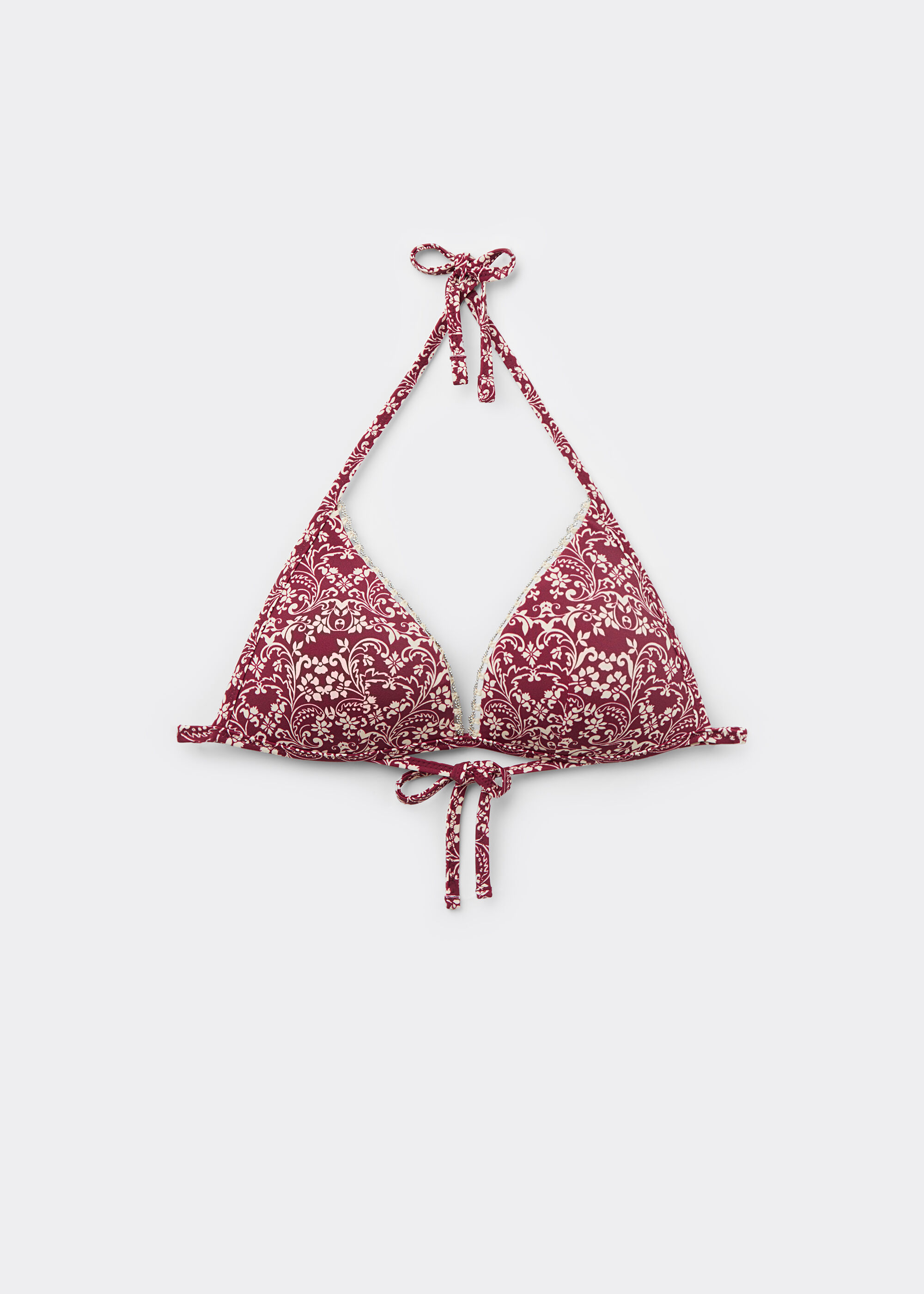 Push up Imbottito Costume Botanic Bordeaux