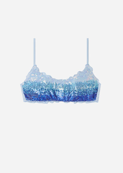 Bustier-Bikinioberteil mit Pailletten Seychelles