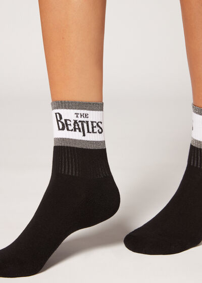 Kurze Socken mit Logo und „The Beatles“ Schriftzügen