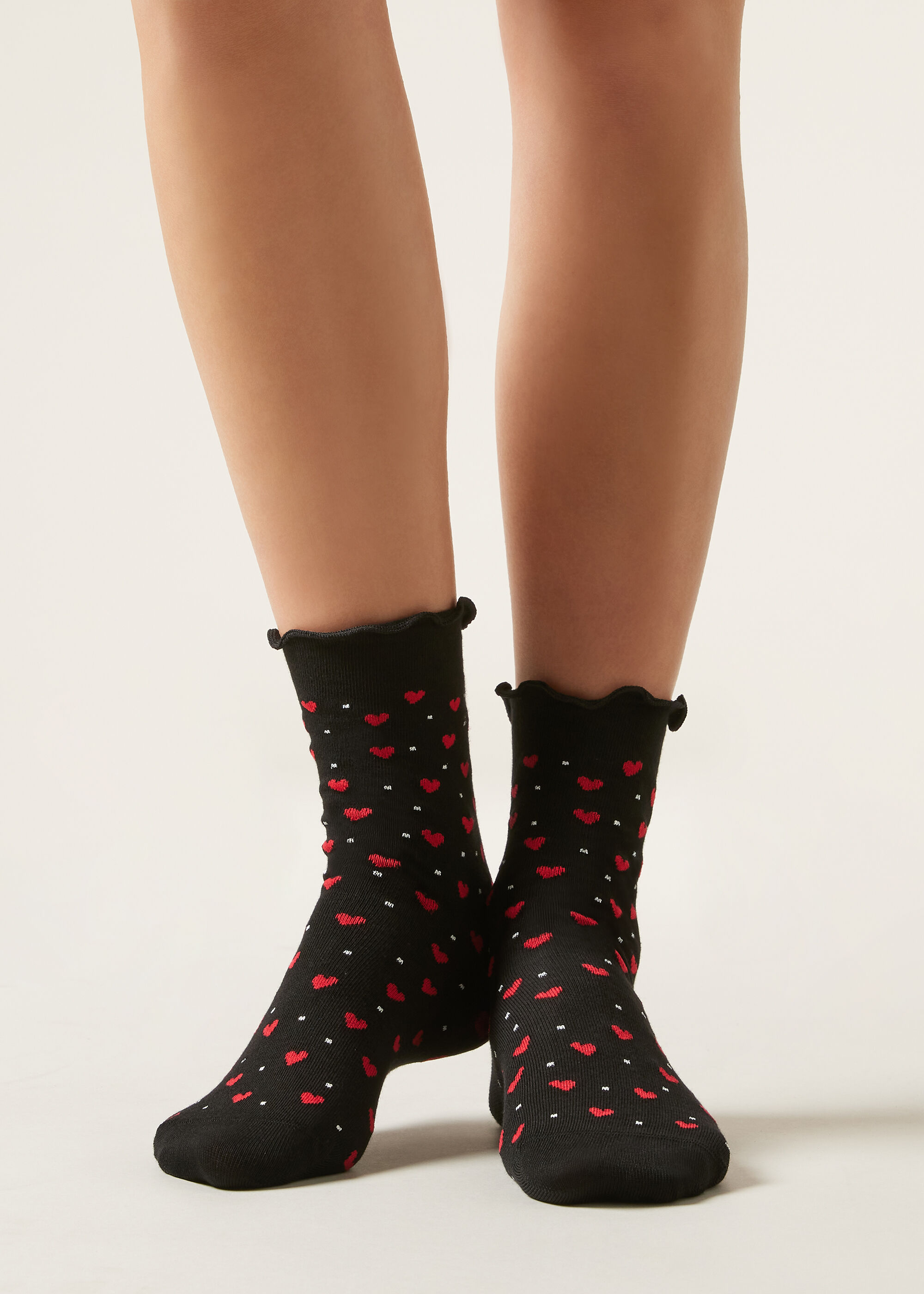 Chaussettes de sport cœurs