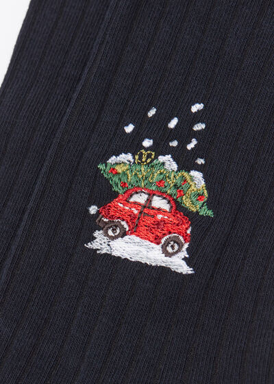 Шкарпетки Чоловічі з Різдвяним Візерунком