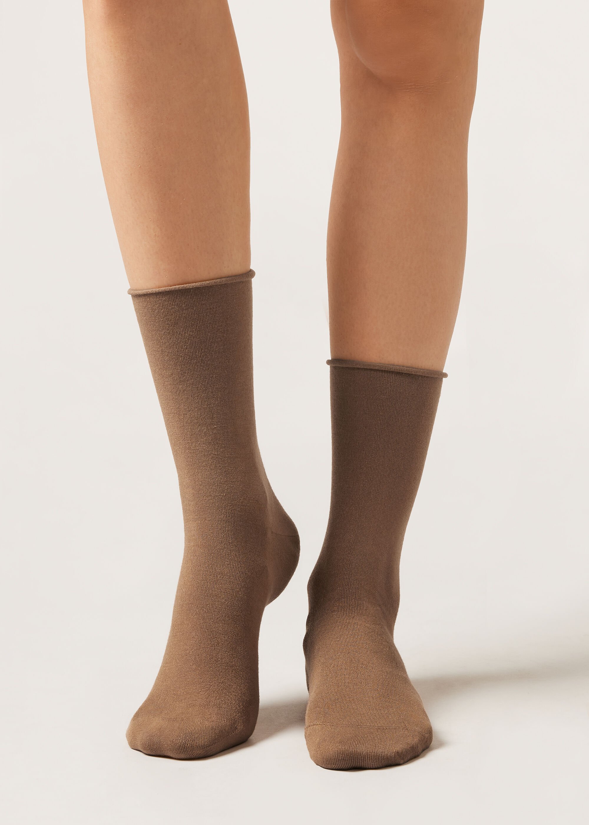 Kurze Socken mit Cashmere