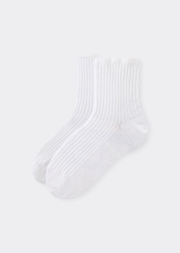 Ribbed Short Socks