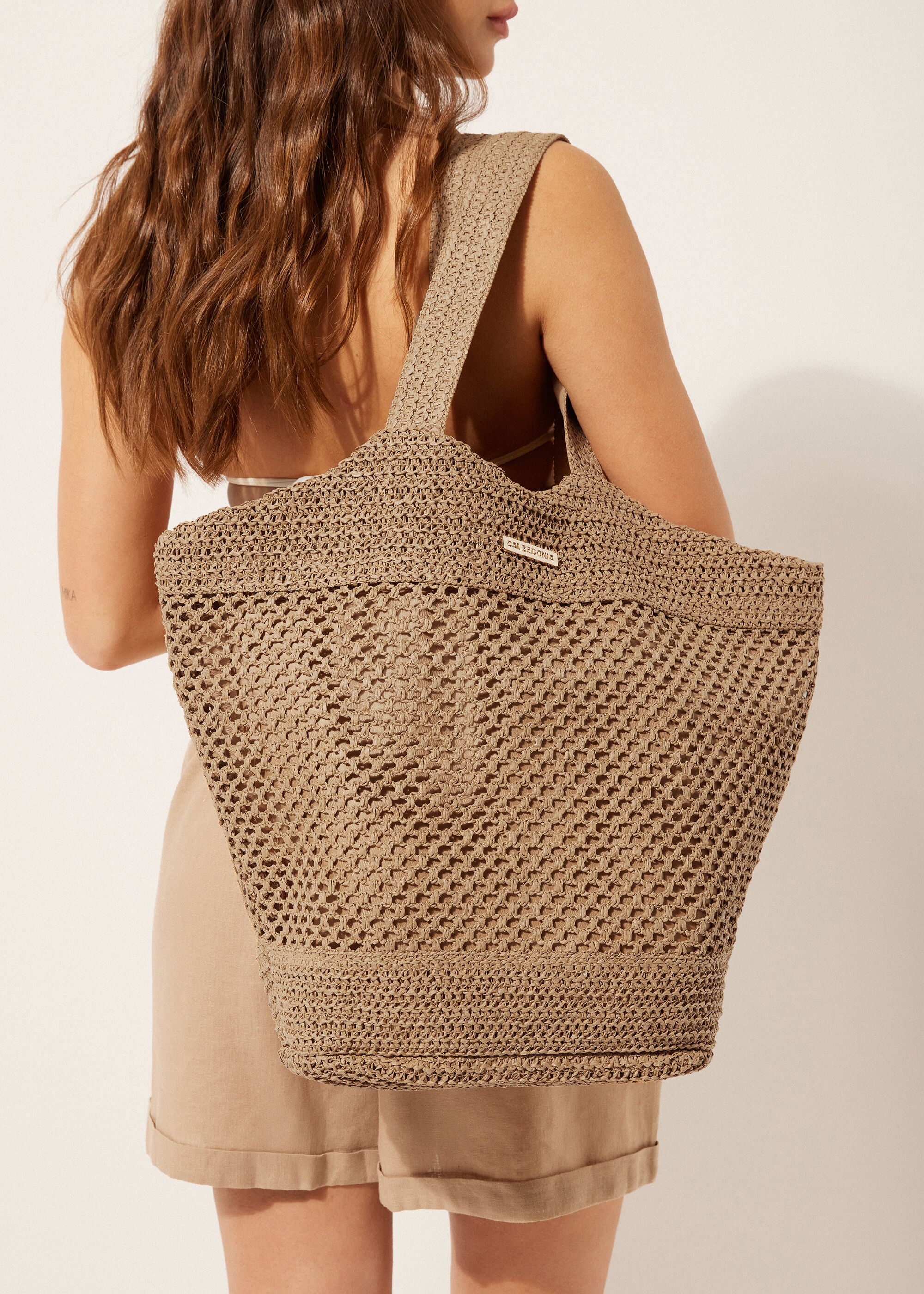 Strandtasche mit Pochette