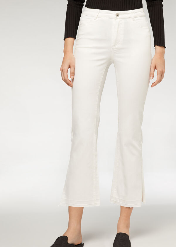 JEANS Cropped Flare CUT