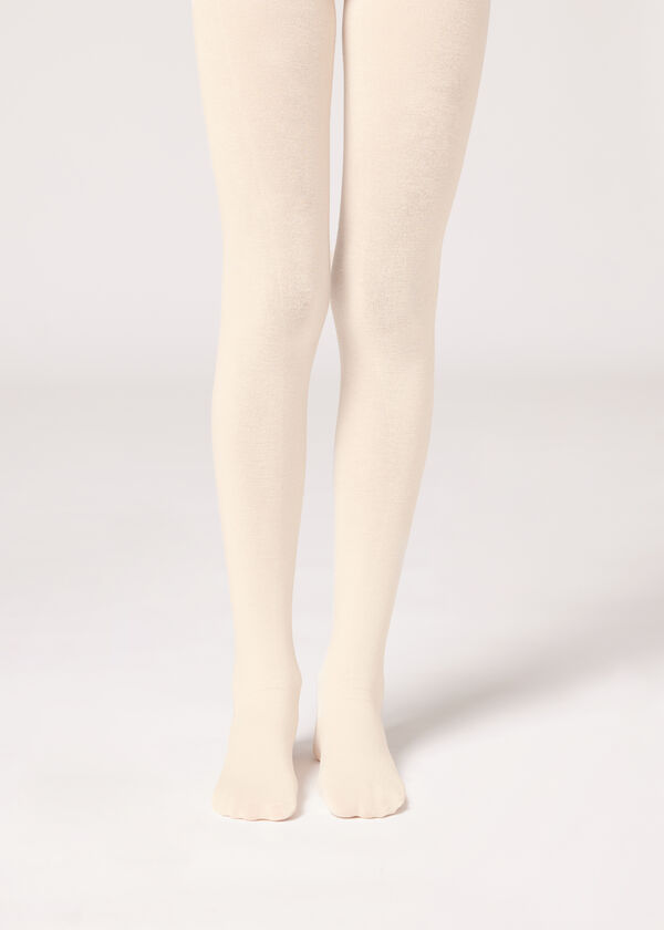 Girls&rsquo; Soft Tights with Cashmere
