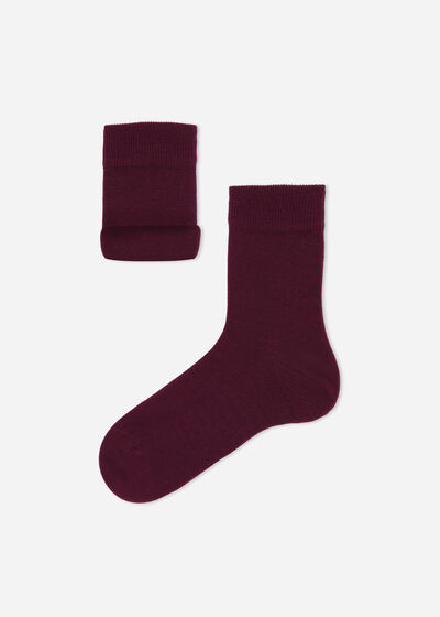 Children's Short Cotton Socks with Fresh Feet Breathable Material