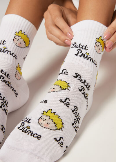 The Little Prince Short Socks with All Over Design