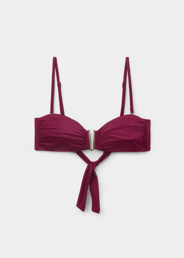 Lightly Padded Bandeau Bikini Top Timeless Diva