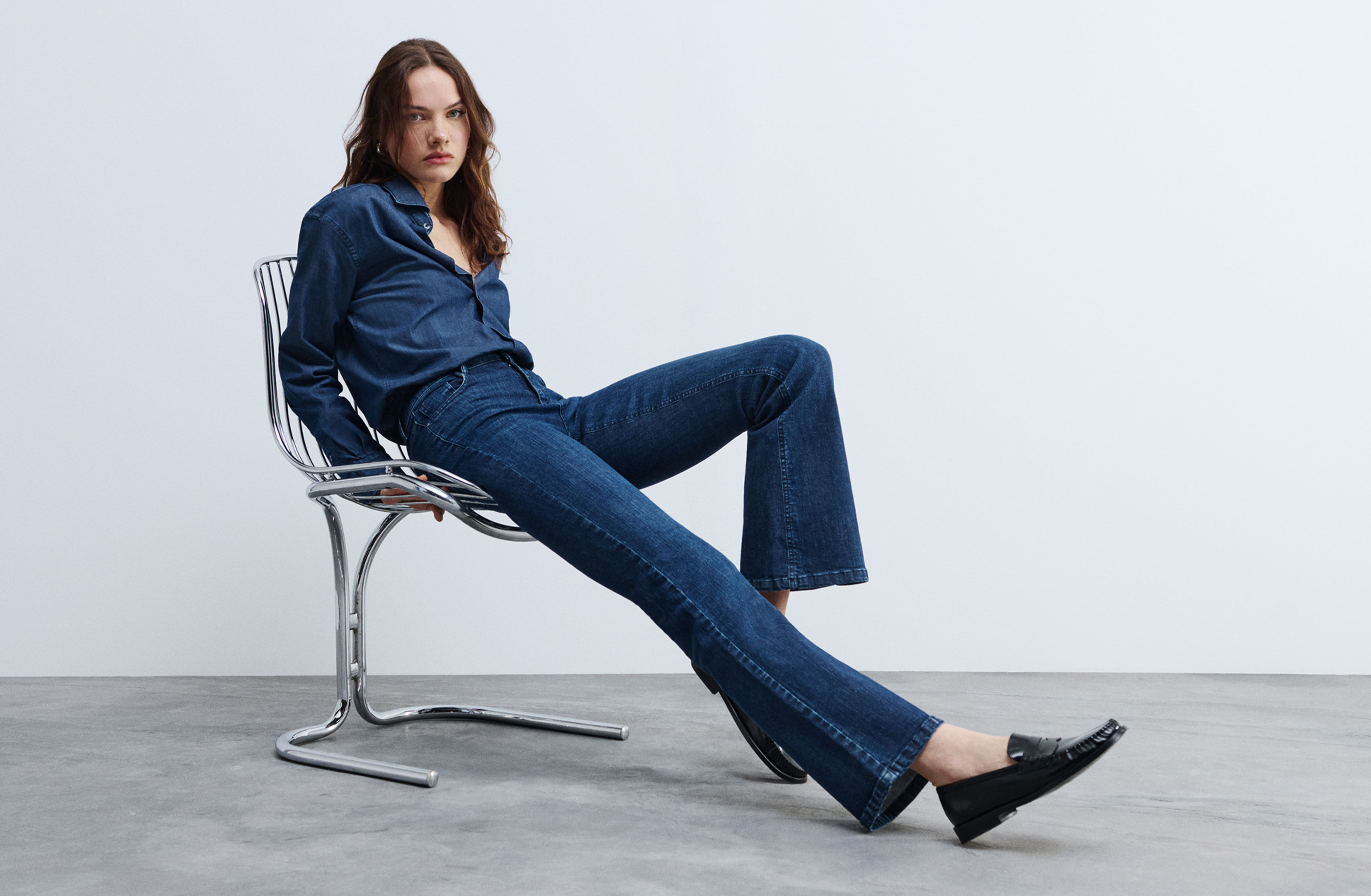 Flared Stretch Jeans