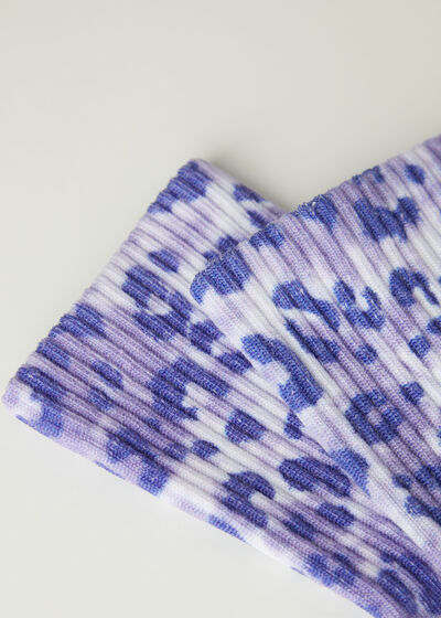 Animal Print Short Socks